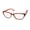 coral / print, variant on KENSIE GORGEOUS CATEYE TWO-TONE COLORFUL AMERICAN DESIGN EYEGLASS FRAME/GLASSES