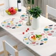thumbnail image 6 of Ryvnso Easter Colorful Eggs Round Plate Mats Dining Table Placemat Set of 4 for Holiday Decoration, 6 of 7