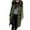 Army Green, variant on Winter Saving Womens Plus Size Puffer Jacket Solid Casual Thicker Winter Slim Down Lammy Jacket Coat Overcoat