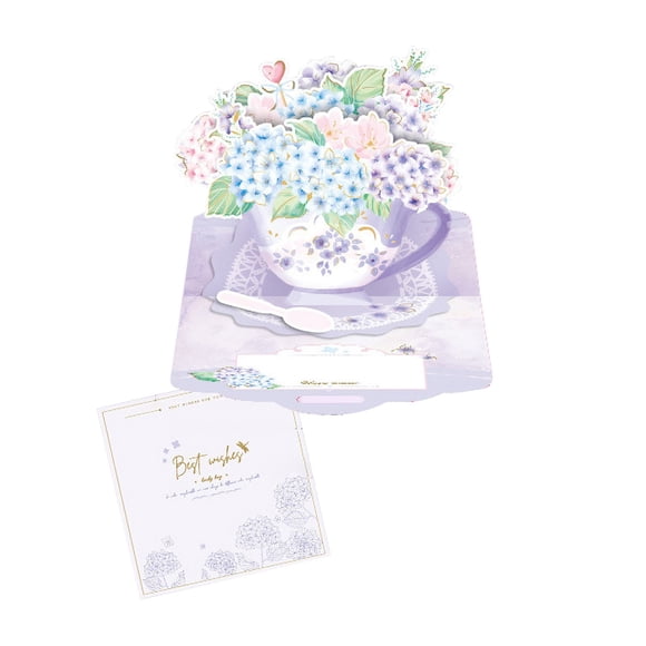Fiogavroetic Mothers Day Gifts Mother's Day Flower Pop-up Card-3D Card Spring Mother Greeting Card on Clearance