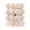 White-24PCS, variant on 2026 Christmas Indoor Home Decor 24 Pcs Flocked Christmas Balls Velvet Shatterproof Ornaments Wavy Embossed Solid And Hollow Cut Baubles For Christmas Tree Holiday Decor