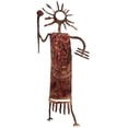 thumbnail image 7 of 7055 817865020759 Petroglyph Ted Metal Wall Art - Green, 7 of 7