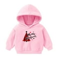 thumbnail image 2 of ibuvkizy Girls Winter Hoodies Sweatshirt Christmas Long Sleeve Pullover Hoodies Tops,Christmas Toddler Baby Boy's Girl's Hoodie Children's Casual Print Sweatshirt for the Baby Gift, 2 of 5