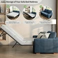thumbnail image 2 of Kosynda Memory Foam Mattress Topper, 4 Inch Twin Gel Bed Topper with Removable Cover, Cooling Medium Firm Mattress Pad for Pressure Relieving, White, 2 of 9