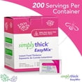 thumbnail image 5 of SimplyThick | 200 Count of 6g Packets | Gel Thickener for Those with Dysphagia & Swallowing Disorders | IDDSI Level 2 – Mildly Thick, Nectar Consistency, 5 of 8