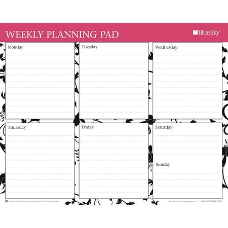 Blue Sky Analeis/Enterprise 10x8 Weekly Planning Pad