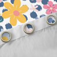 thumbnail image 4 of Manfei Groovy Floral Flowers Black Out Curtains for Boys Girls,Spring Garden Curtains Pack of 2 (42x63 Each),Polka Dots Bedroom Curtains,Luxury Bedroom Decor, 4 of 6