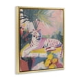 thumbnail image 2 of Stupell Industries In The Quiet Shade Tiger Gold Framed Floater Canvas Wall Art, design by Svetlana Aleynikova, 2 of 10