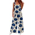 thumbnail image 7 of Womens Fall Fashion Jumpsuit Spooky Season Casual Overalls Wide Leg Pants with Pockets, Halloween Trick or Treat Party Costume L, 7 of 7