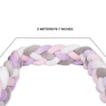 thumbnail image 4 of Parachoques Para Cama De Bebé De 2 Metros, Cuna Trenzada Infantil, Almohada De Parachoques, Cojín Con Nudo Trenzado, Cuna Con Parachoques, Protector De Parachoques, Decoración, 4 of 8