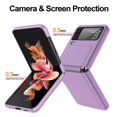 thumbnail image 2 of Protection de Charnière Macaron Étui Compatible Samsung Galaxy Z Flip 4 avec Protecteur de Caméra, 2 of 5