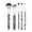 White, variant on Moda Brush Smoke Show Full Face Purple 5pc Makeup Brush Kit