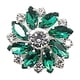 thumbnail image 4 of Floral Rhinestone Glass Button DIY Hand Decorated Button Shirt With, 4 of 5