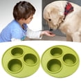 LiMimmuu Dog Treat Tray Freezer Tray Molds Silicone Dog Treat Tray