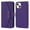 Purple, variant on ELEHOLD Crossbody Wallet Case for iPhone 15 Plus with Card Slots Hidden Make Up Mirror Magnetic Closure Detachable Shoulder Strap for Women Girls Elegant Purse Case,for iPhone 15 Plus,Blue