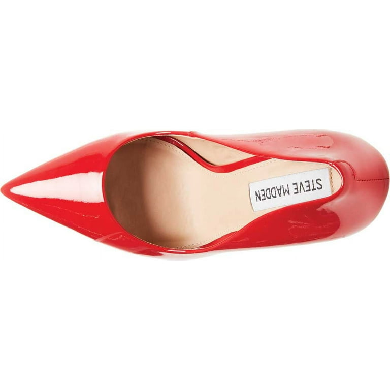 Women's Steve Madden Vala Stiletto Pump Red Patent Leather - Main Image