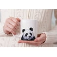 thumbnail image 7 of WIRESTER 11 Oz Ceramic Tea Cup Coffee Mug, Panda Bear Polygon, 7 of 7