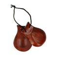 thumbnail image 4 of Par de Castañuelas Castañuelas de Madera Clappers Instrumento Musical, 4 of 8