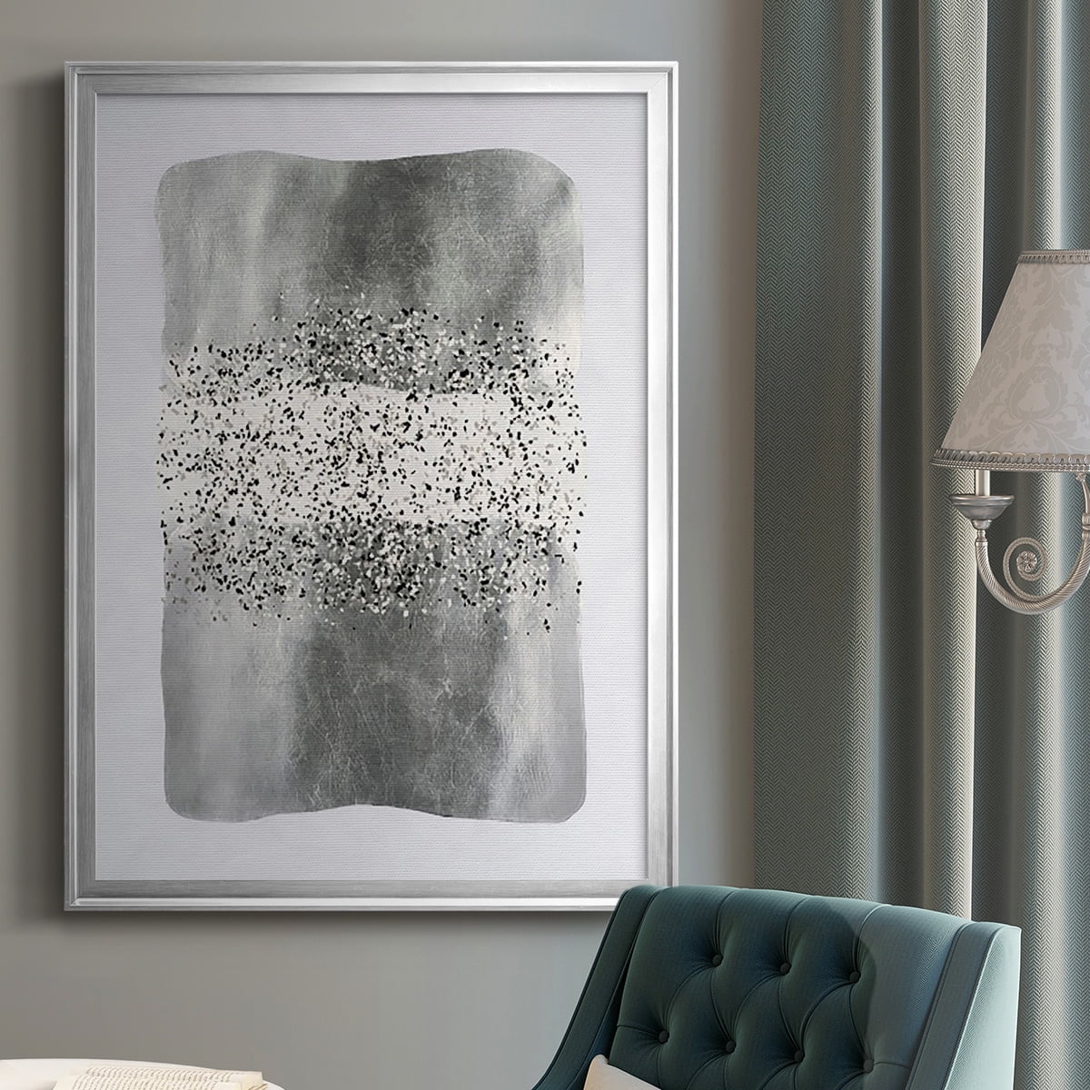 Neoprene II Premium Framed Print, in Gold, Black, or Silver - Ready to Hang