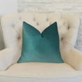 thumbnail image 2 of Plutus Contentment Peacock Handmade Throw Pillow, (Double sided 20" x 30" Queen), 2 of 3