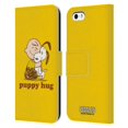thumbnail image 1 of Head Case Designs Officially Licensed Peanuts Snoopy Hug Charlie Puppy Hug Leather Book Wallet Case Cover Compatible with Apple iPhone 5 / 5s / iPhone SE 2016, 1 of 6