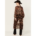 thumbnail image 4 of Wild Moss Women's Boot Barn Printed Tiered Long Sleeve Kimono - IMA4598-W1339   US, 4 of 4