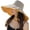 Yellowbeige, variant on Super Wide Brim Women Sun Hat Cotton Floppy Packable Reversible Wired Edge Hats UV Protection Summer Beach Travel Garden