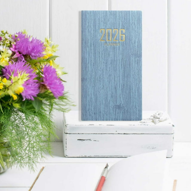 Birdeem Daily Planner Notebook A6 Size, Portable Mini Organizer with 128 Pages for Work Study & Travel Journal, Pocket Schedule Book, Lightweight Productivity Tool