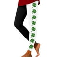 thumbnail image 1 of B91xZ Compression Leggings for Women High Rise Crop Legging with Side Pockets,Black XL, 1 of 4