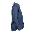 thumbnail image 6 of Flame Resistant Welding FR Denim Shirt - 100% C - Light Weight - 7 oz (X-Large, Denim Blue), 6 of 8