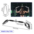 thumbnail image 4 of HosuG Neutral Grip LAT Pull Down Bar, Wide Grip LAT Pulldown Machine Attachments with Handls, 27in/70cm Bar with 800lbs Loading, DIY Home Body training apparatus, 4 of 4