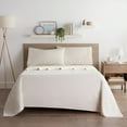 thumbnail image 7 of Aston & Arden Linen and Lyocell Queen Bed Sheet Set (4-Piece), Latte Cream, 7 of 7