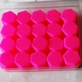 thumbnail image 2 of NIBOLOG 19mm Rim Cover - 20Pcs Silicone Car Wheel Nut Caps Protection, 2 of 8