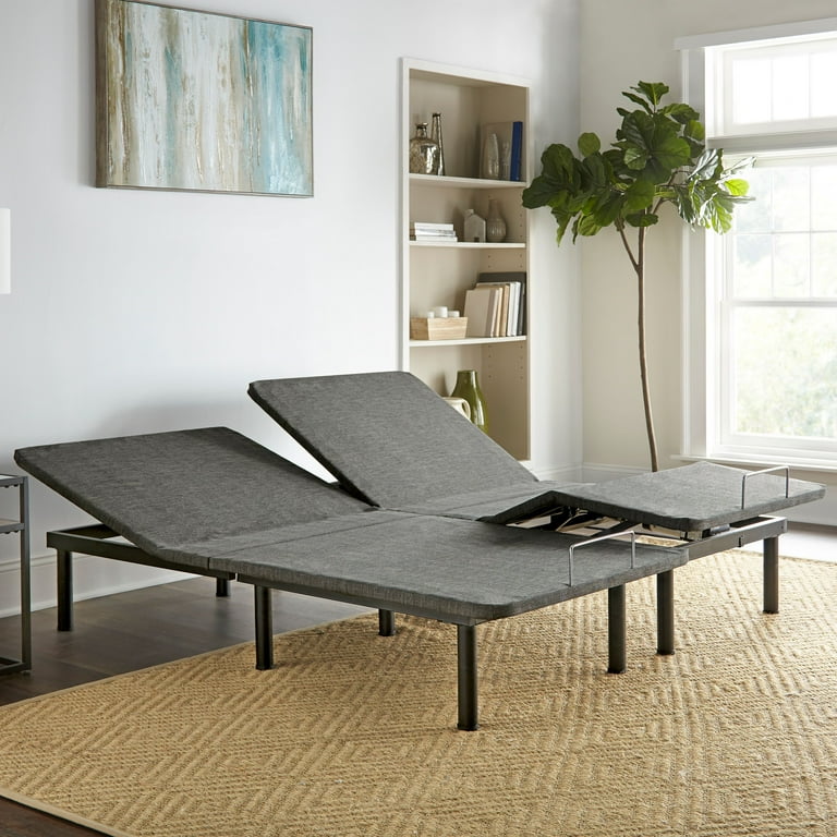Premier zero clearance adjustable upholstered bed base frame with wireless remote deals