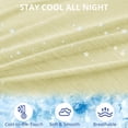 thumbnail image 3 of Funda de Almohada de Embarazo Refrescante Sasttie en Forma de U 145 cm Amarilla, 3 of 9