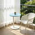 thumbnail image 1 of Modern Stylish Round Side Table For Small Spaces Modern Pedestal Drink Table For Living Room Bedroom Office Portable Couch Table Bedside Table, 1 of 6