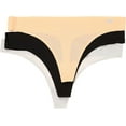 thumbnail image 4 of New Balance Women's Performance underwear Breathe Thong 3PK. (Nude/Black/Grey) - NB1048-9 (977N, Large), 4 of 9