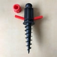 thumbnail image 6 of Floleo 16” Black Plastic Umbrella Anchor, Windproof Sand Auger, 6 of 9