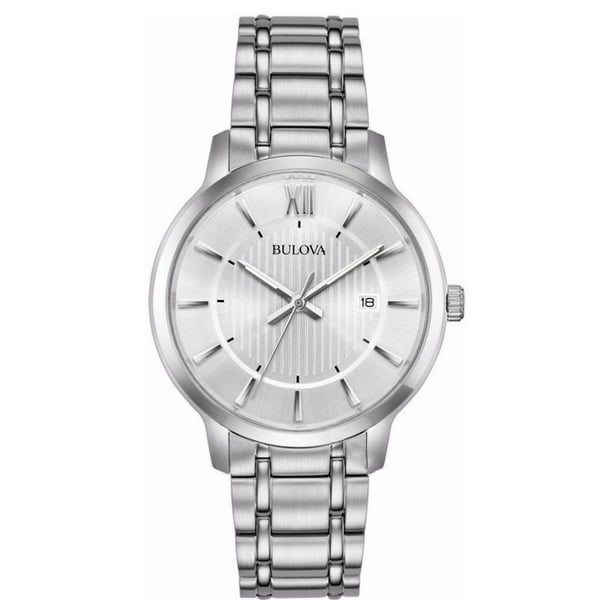 Reloj bulova hombre plateado new arrivals