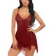 thumbnail image 3 of Gibobby Conjunto de lencería Sexy Lencería erótica para Mujer Babydoll Colegiala Uniforme Colegiala Ropa Interior Sensual de Dama Conjunto de Pijama(Vino rojo, M), 3 of 5