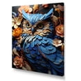 thumbnail image 2 of Designart "Blooming Mystery Of The Owl II" Animals Owl Canvas Prints, 2 of 7