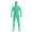 Green, variant on TEVEQ Men's and Women's Bodysuit Costume Stretchy Spandex Unitard Halloween Cosplay Full Body Suit Skin Suit Halloween Costume Man Tights Stage Black Man Performance Costume Light Blue 160Cm