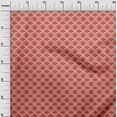 thumbnail image 3 of oneOone Cotton Poplin Light Red Fabric Geometrical Fabric For Sewing Printed Craft Fabric By The Yard 56 Inch Wide, 3 of 4