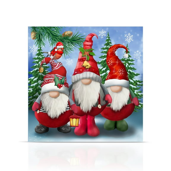 Briarwood Lane Winter Gnomes Medium LED Canvas Art