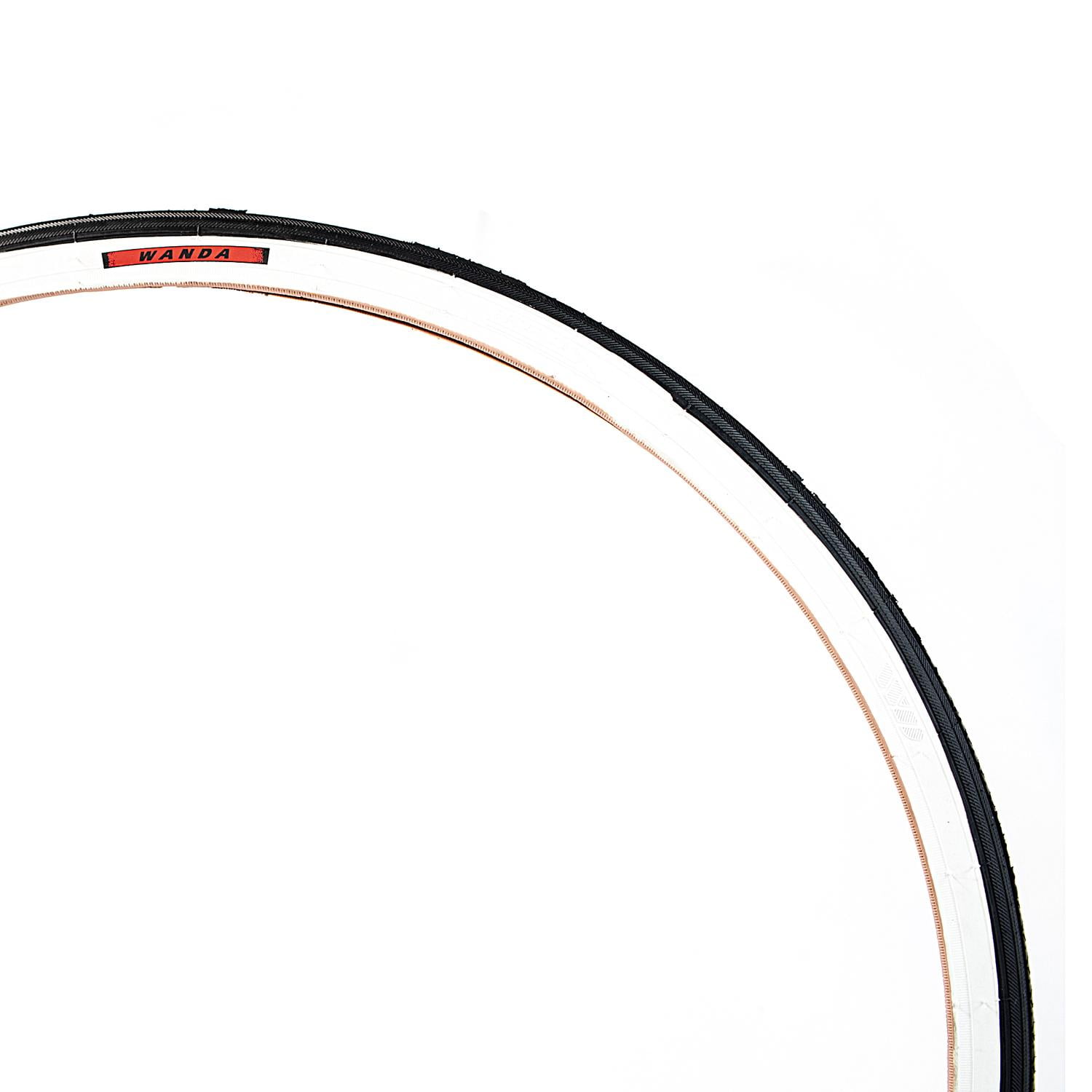 ALTA 27 X 1 1/4 Whitewall Bicycle Tire – Zigzag Touring Tread, Wire Bead, Lightweight