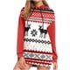 thumbnail image 1 of Sudadera holgada de manga larga con cuello redondo y costuras con capucha para mujer Pompotops gfhjh13031, 1 of 6