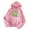 Pink, variant on jsaierl Womens Cute Cartoon Frog Print Hoodies Long Sleeve Pullover Drawstring Hooded Sweatshirts