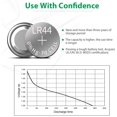 thumbnail image 2 of 20 Pack LR44 AG13 357 303 SR44 Battery 1.5V Button Coin Cell Batteries (20PCS), 2 of 7