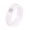 White, variant on Unisex Ceramic 6mm Personality Simple Dragon Claw Solitaire Crystal Inlay Couple Ring Matching Set Promise Wedding Band White Size 8