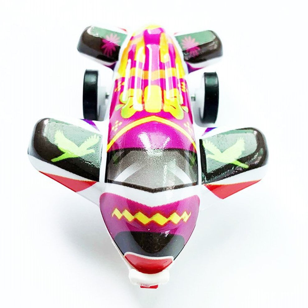 NEW SALE!Cute Cartoon Animals Model Mini Plane Toy Pull-back Style Educational Toy For Kids Toddlers Toy Random Color